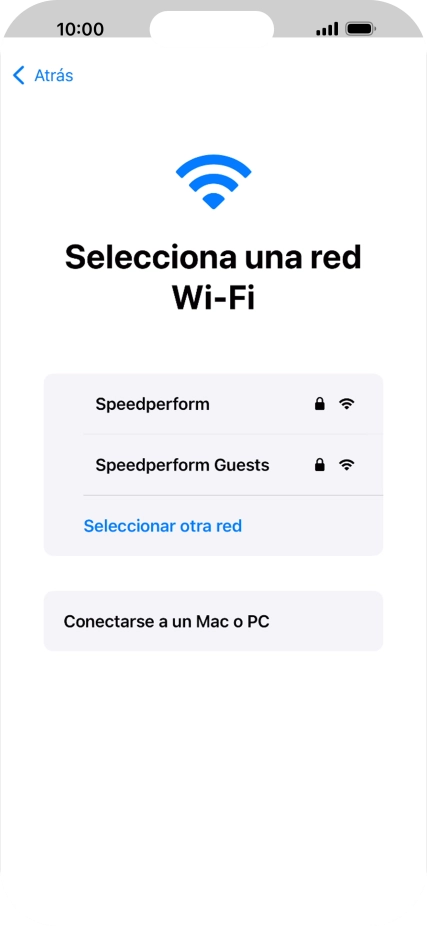 Pulsa la red wifi deseada.