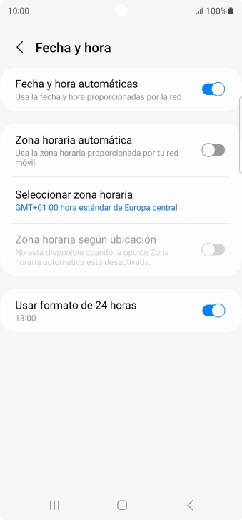 Pulsa el indicador junto a 