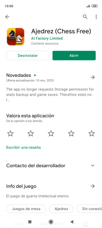 Pulsa Desinstalar.
