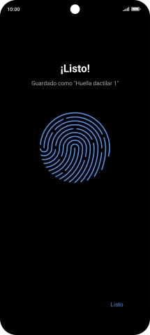 Pulsa Listo.