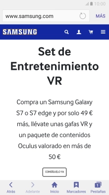 Pulsa en la barra de direcciones.