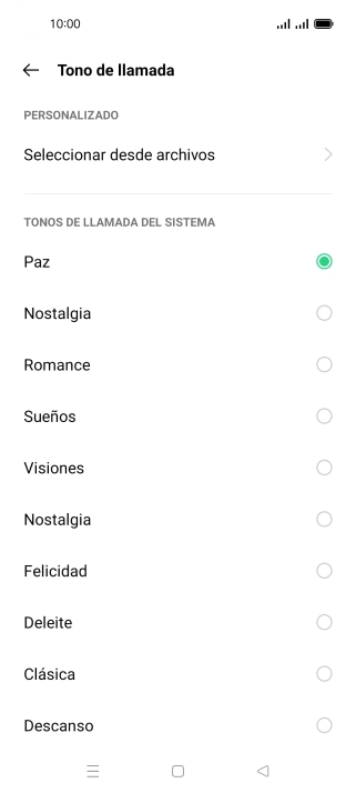 Pulsa Seleccionar desde archivos.