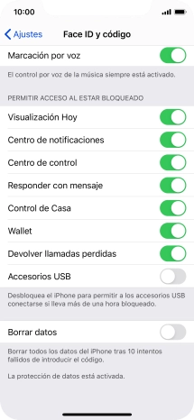 Pulsa el indicador junto a 