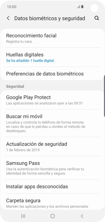 Pulsa dos veces la tecla de retroceso.