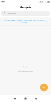 Pulsa el icono de nuevo mensaje.