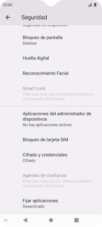 Pulsa Bloqueo de tarjeta SIM.