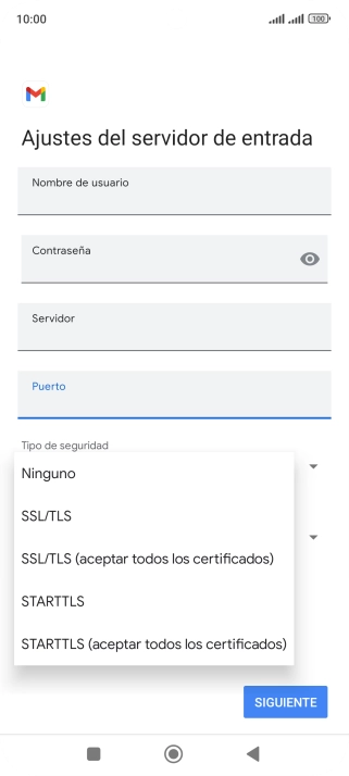 Pulsa Ninguno.