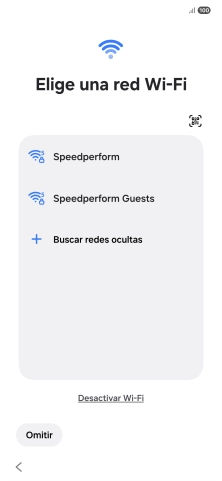 Pulsa la red wifi deseada.