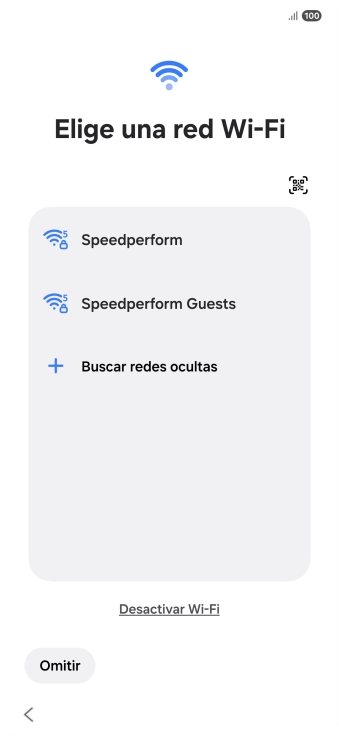 Pulsa la red wifi deseada.