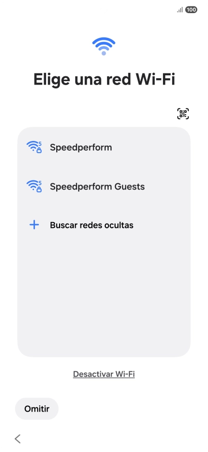 Pulsa la red wifi deseada.