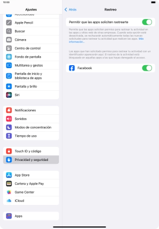 Pulsa el indicador junto a 