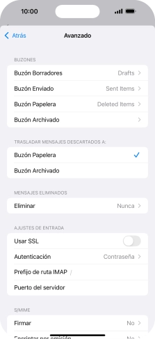Pulsa el indicador junto a 
