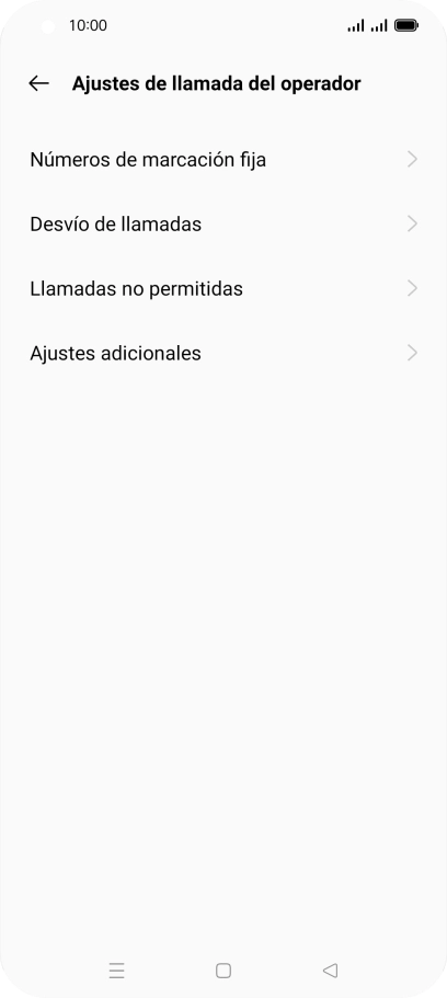 Pulsa Números de marcación fija.