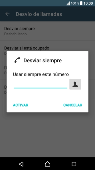 Introduce +34600132000 y pulsa ACTIVAR.
