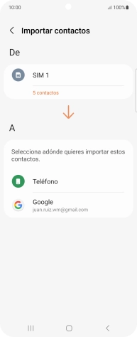 Pulsa Teléfono.