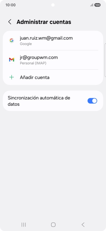 Pulsa la tecla de inicio para terminar y regresar a la pantalla de inicio.