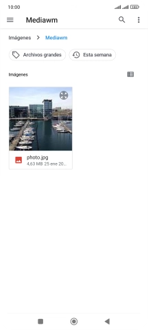 Pulsa el archivo deseado.