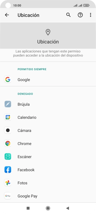 Pulsa la app deseada.