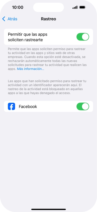 Pulsa el indicador junto a 