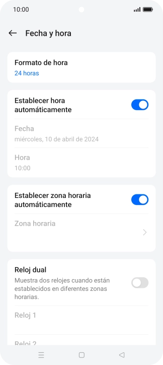 Pulsa la tecla de inicio para terminar y regresar a la pantalla de inicio.