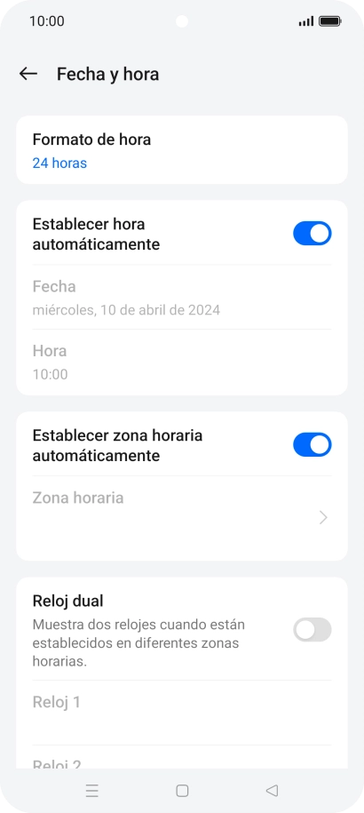 Pulsa la tecla de inicio para terminar y regresar a la pantalla de inicio.