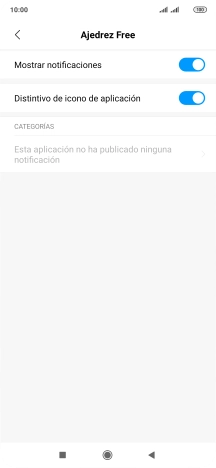 Pulsa el indicador junto a 