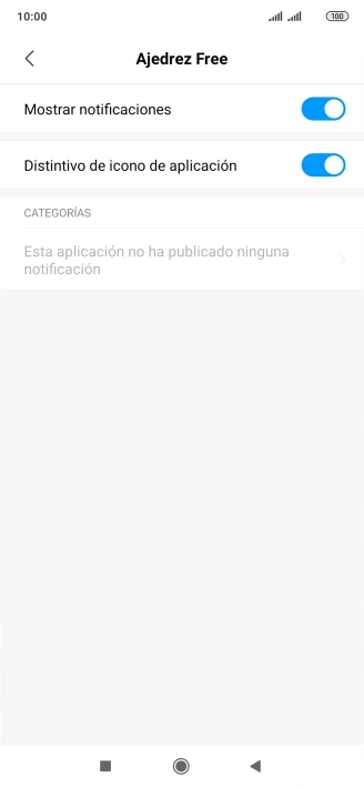 Pulsa el indicador junto a 