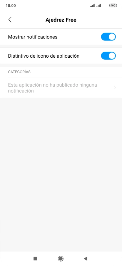 Pulsa el indicador junto a 