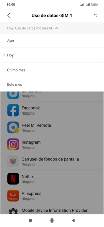 Pulsa el ajuste deseado.