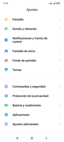 Pulsa Aplicaciones.