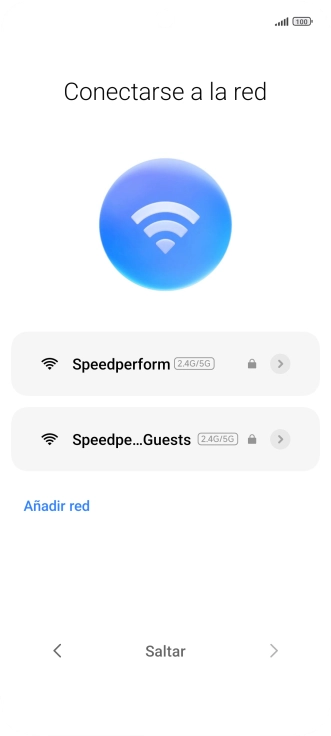 Pulsa la red wifi deseada.