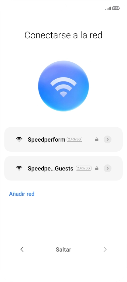 Pulsa la red wifi deseada.