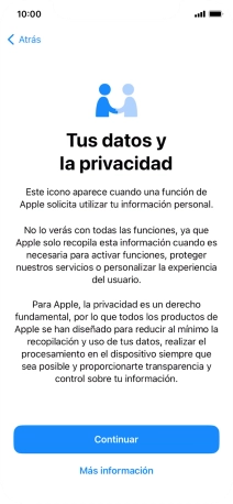 Pulsa Continuar.