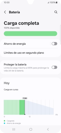 Pulsa Ahorro de energía.