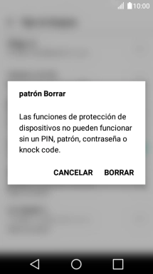Pulsa BORRAR.