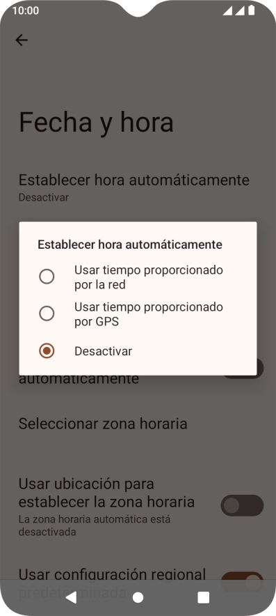 Pulsa el ajuste deseado para activar la función.