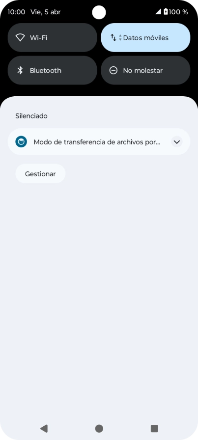 Pulsa la lista desplegable.