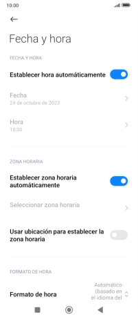 Pulsa la tecla de inicio para terminar y regresar a la pantalla de inicio.