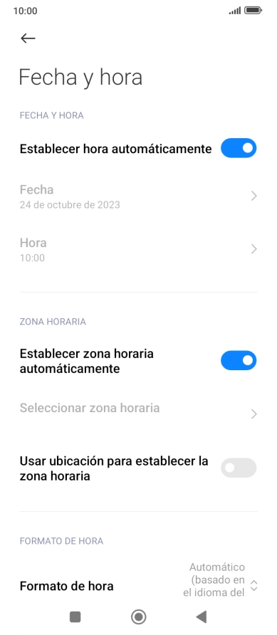 Pulsa la tecla de inicio para terminar y regresar a la pantalla de inicio.