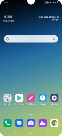 Cuando el icono de carga de batería aparece en la pantalla, el teléfono se está cargando.