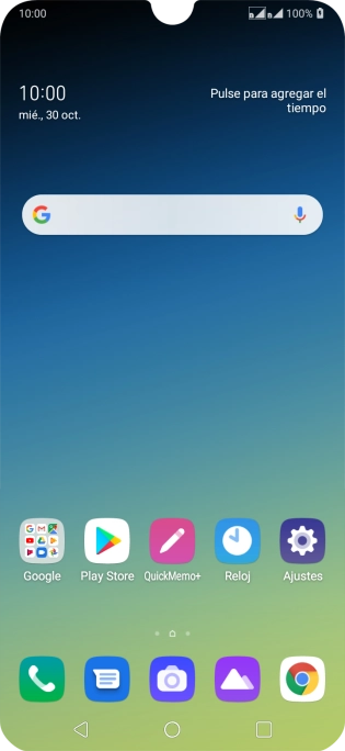 Cuando el icono de carga de batería aparece en la pantalla, el teléfono se está cargando.