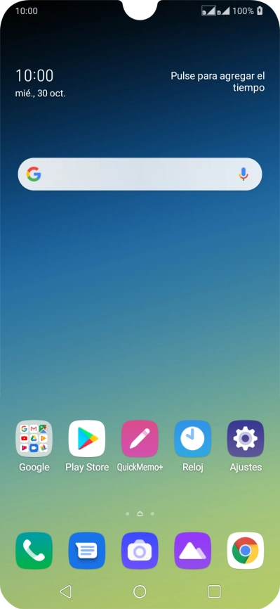 Cuando el icono de carga de batería aparece en la pantalla, el teléfono se está cargando.