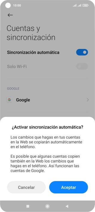 Pulsa Aceptar.