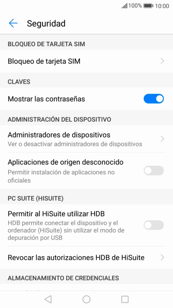 Pulsa Bloqueo de tarjeta SIM.