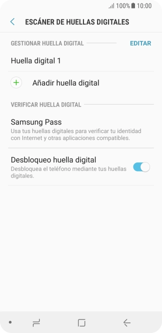 Pulsa la tecla de retroceso.