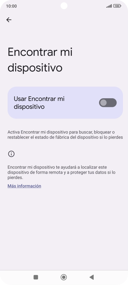 Pulsa el indicador junto a 