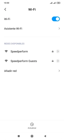 Pulsa Asistente Wi-Fi.