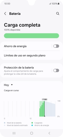 Pulsa Ahorro de energía.