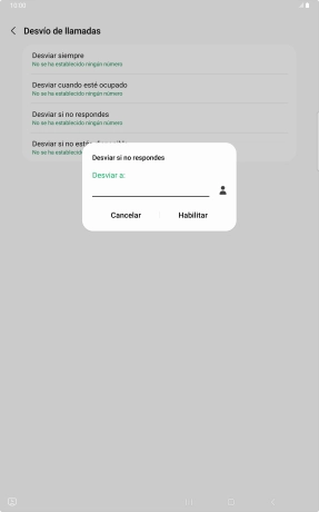 Introduce +34600132000 y pulsa Habilitar.