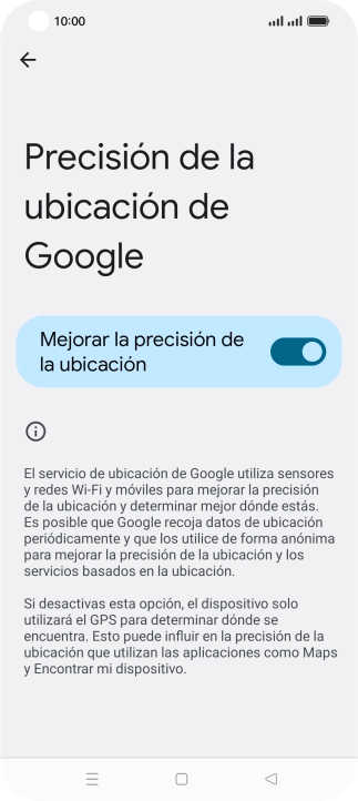 Si pulsas el indicador junto a 